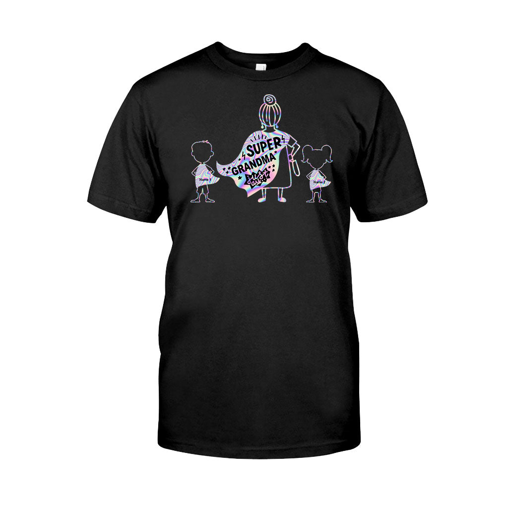 Super Grandma - Personalized Grandma T-shirt and Hoodie