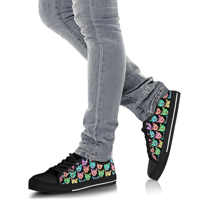 Space Cats Cat Low Top Shoes 0622