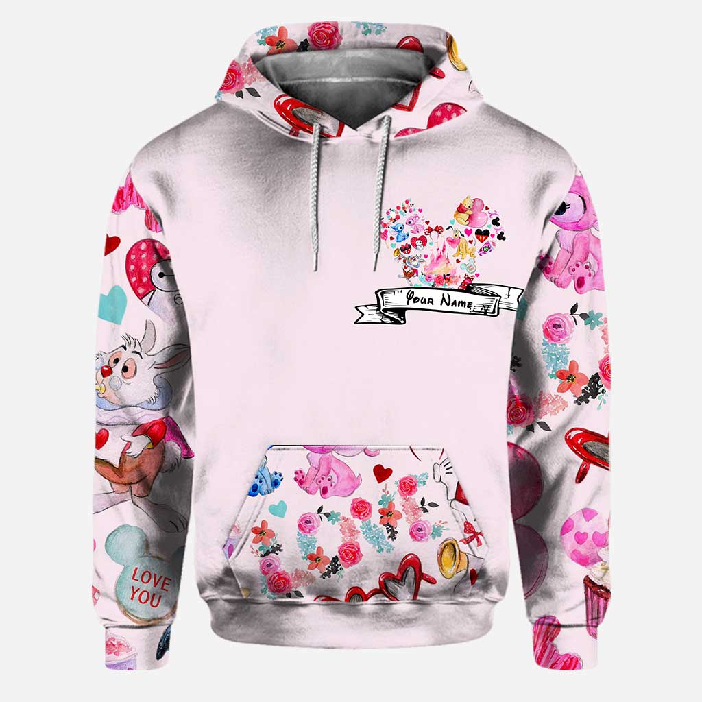 Love Mouse Ears - Personalized Hoodie And Leggings