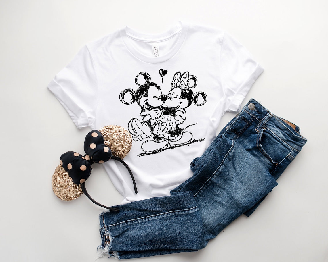 Lovely Couple - Mouse T-shirt and Hoodie 0523