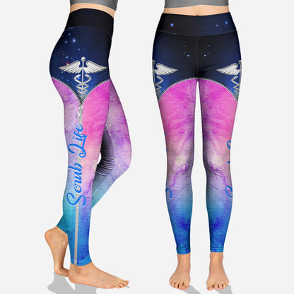 Nursing In My Veins - Personalized Nurse Hoodie and Leggings