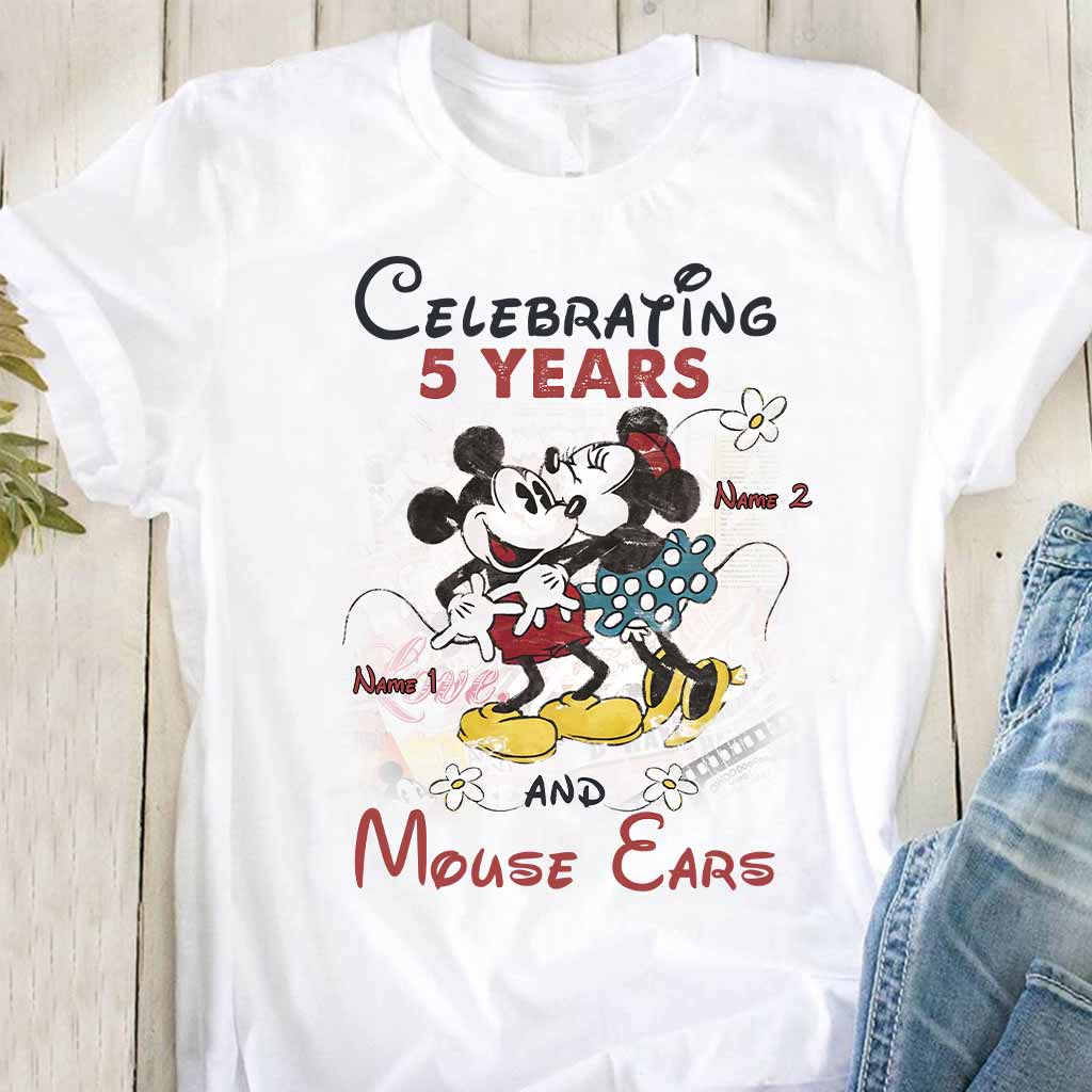 Magical Couple 1 - Personalized Couple Mouse T-shirt and Hoodie