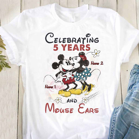 Magical Couple 1 - Personalized Couple Mouse T-shirt and Hoodie