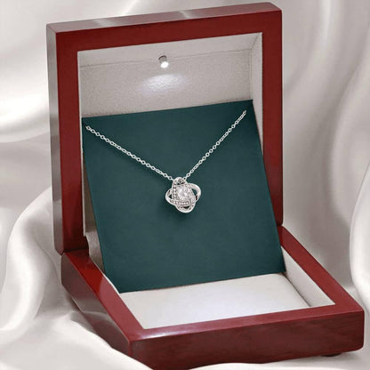 To My Grandma Grandmother Gift From Granddaughter/Grandson - Grandma Love Knot Necklace 0921