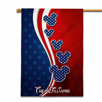 Mouse Ears - Personalized House Flag