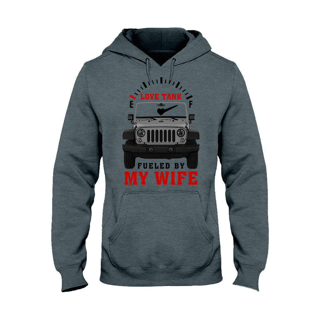 Love Tank - Personalized Couple Car T-shirt and Hoodie