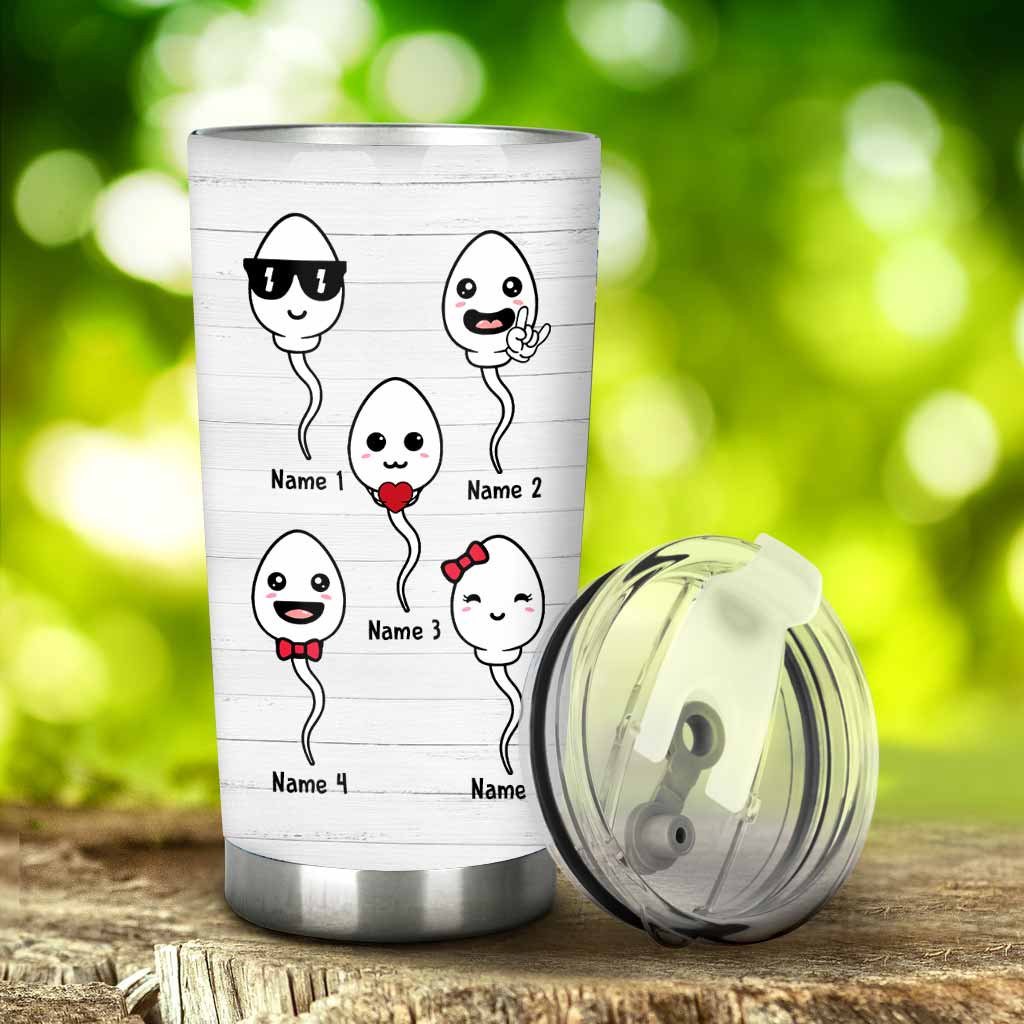 Started From Your Balls - Personalized Father's Day Tumbler