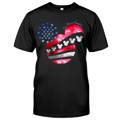 God Bless America Mouse Ears - Independence Day T-shirt and Hoodie