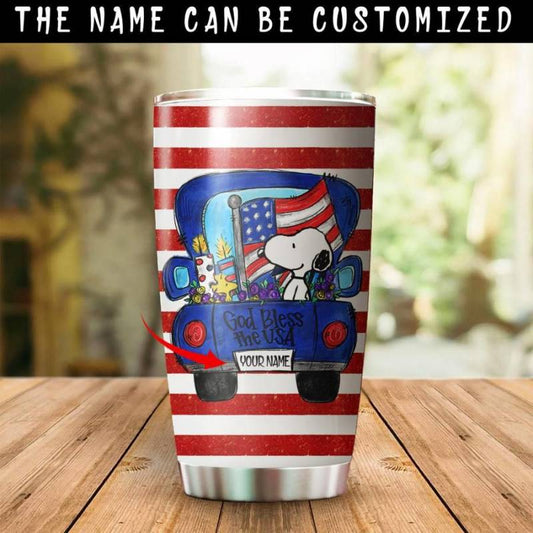 God Bless The USA Personalized Tumbler 0523