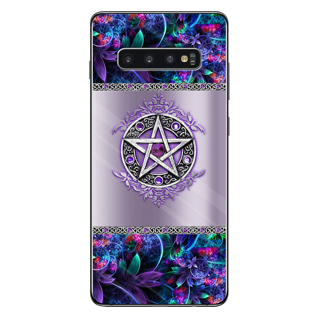 Purple Pentacle Witch - Personalized Phone Case