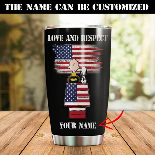Love And Respect Personalized Tumbler 0523