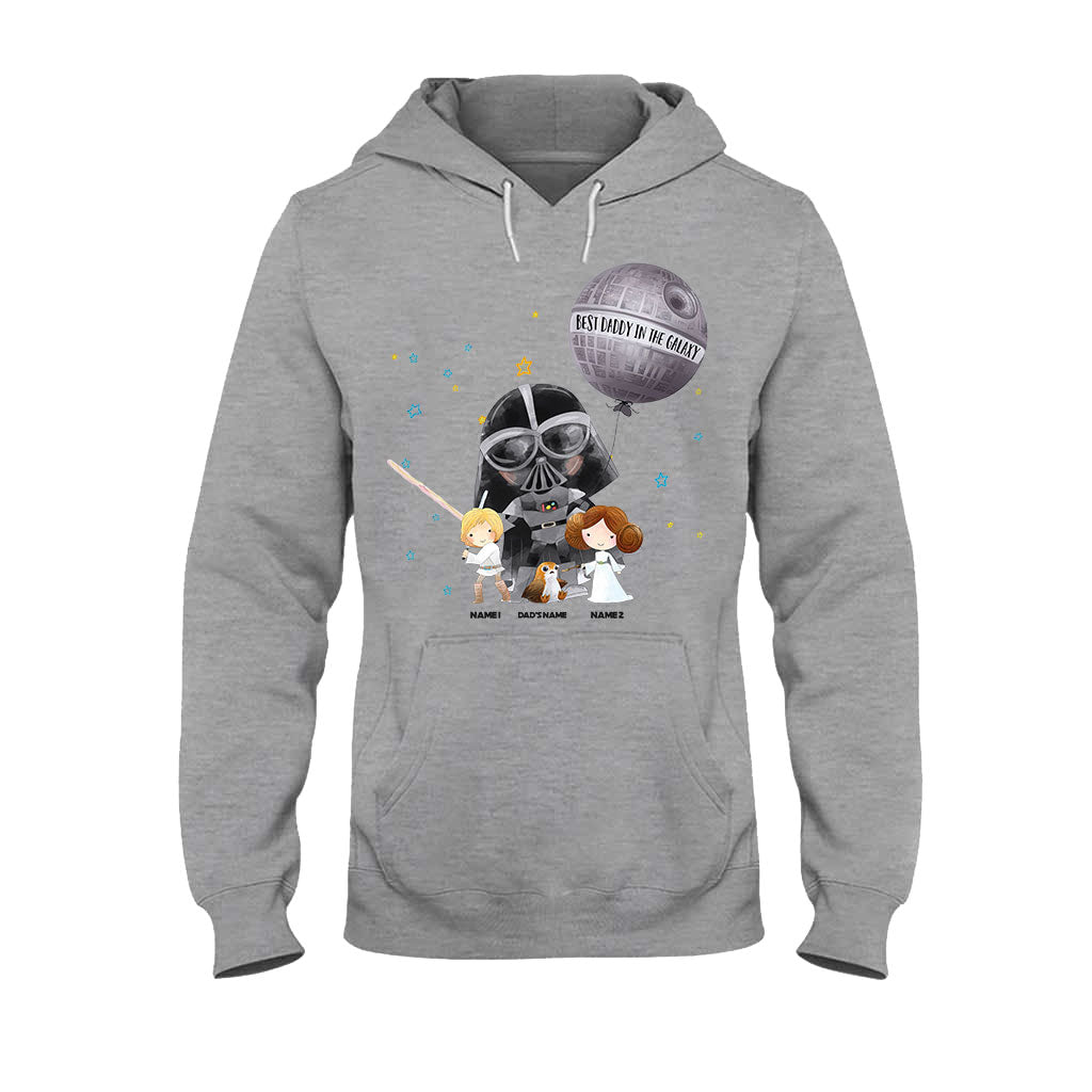 Best Dad In The Galaxy - Personalized Father's Day The Force T-shirt and Hoodie