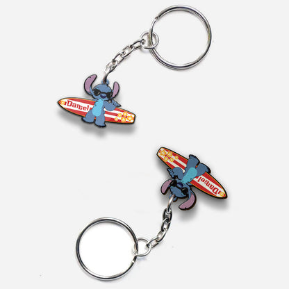 See You On The Next Wave - Personalized Ohana Keychain (Printed On Both Sides)
