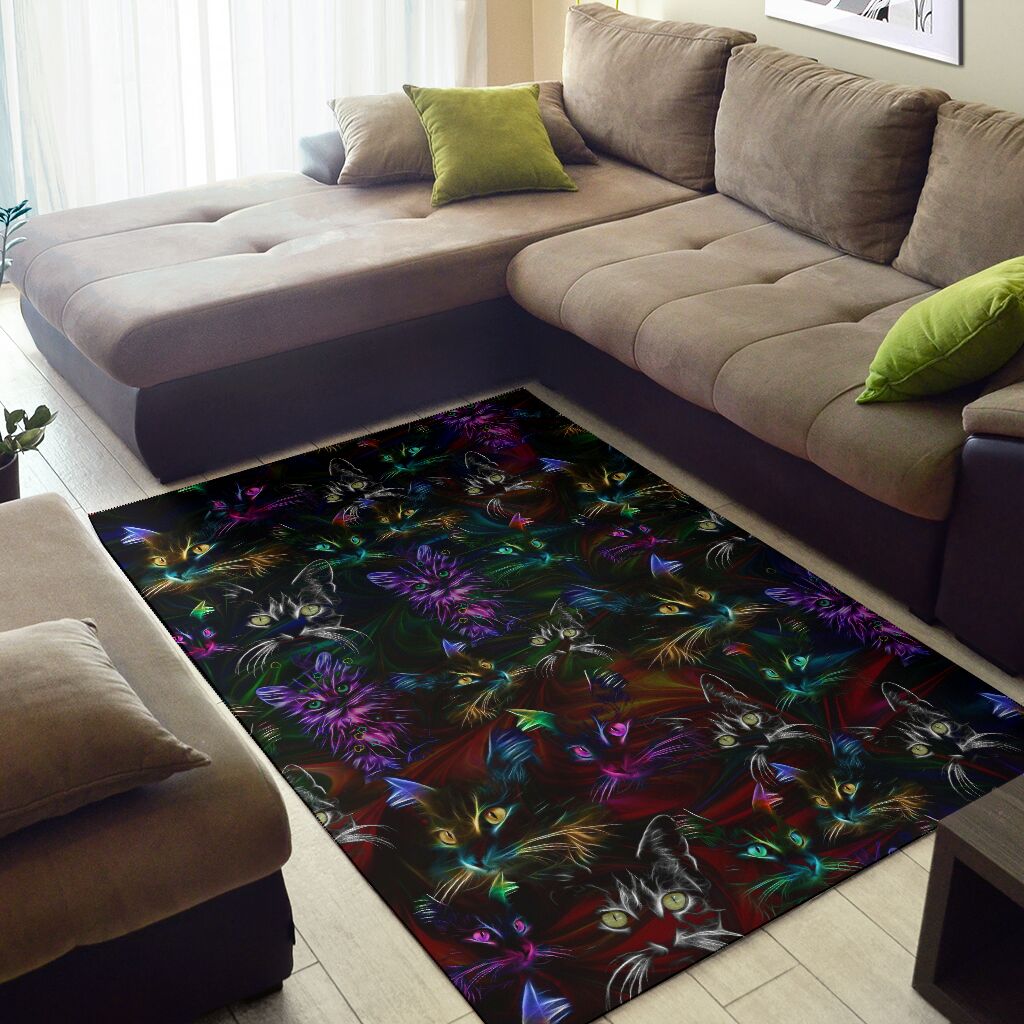 Love Cats Cat Rug 0622