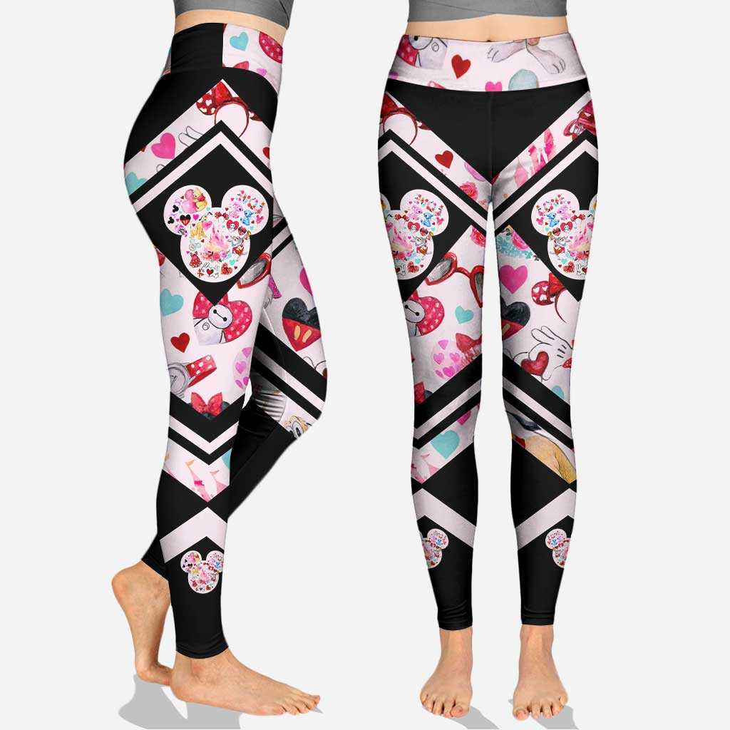 Love Mouse Ears - Personalized Hoodie And Leggings