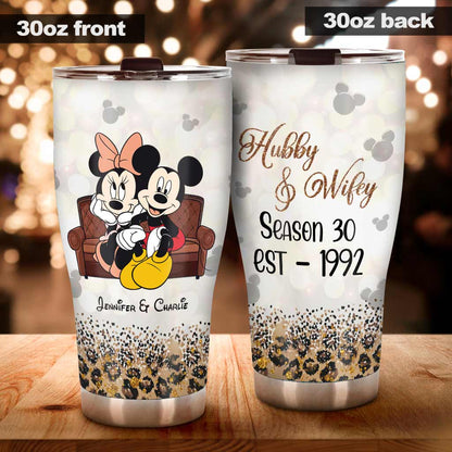 New Season - Personalized Couple Mouse Tumbler