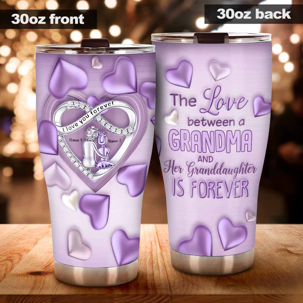 I Love You To Infinity & Beyond - Personalized Grandma Tumbler