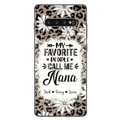Daisy Leopard Grandma - Personalized Mother's Day Grandma Phone Case