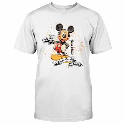 Never Too Old For Magic Mouse Ears - Personalized T-shirt and Hoodie