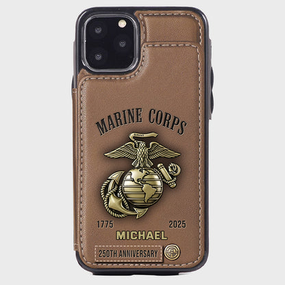 Proud Veteran - Personalized Veteran Wallet Phone Case
