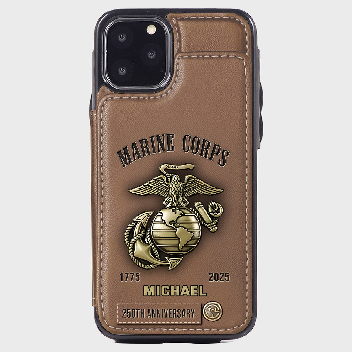 250th Anniversary - Personalized Veteran Wallet Phone Case