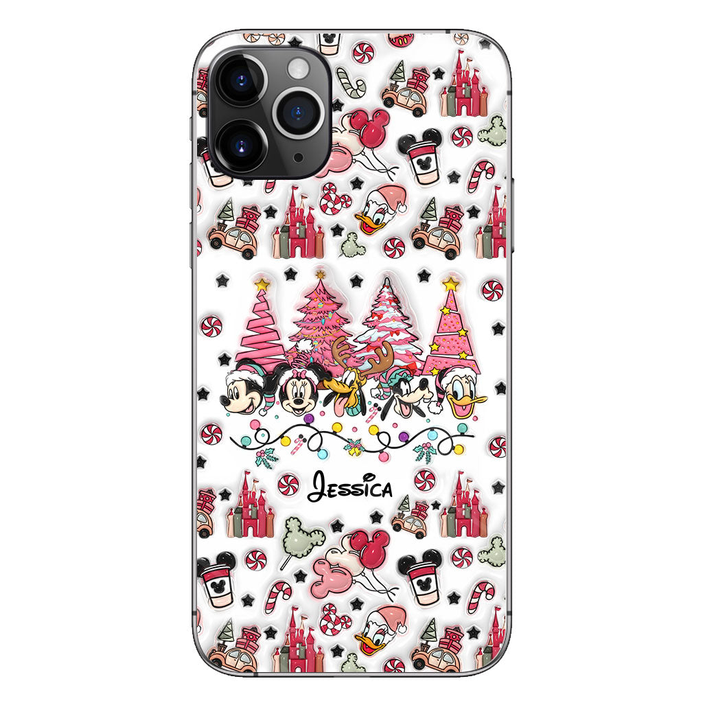 Christmas Is Coming To Mousetown - Personalized Mouse Clear Phone Case