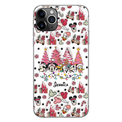 Christmas Is Coming To Mousetown - Personalized Mouse Clear Phone Case