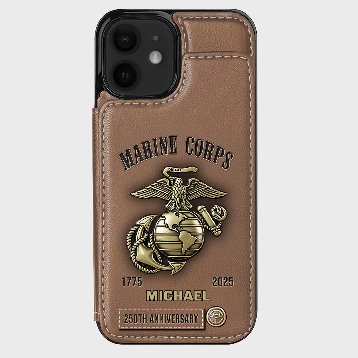 250th Anniversary - Personalized Veteran Wallet Phone Case