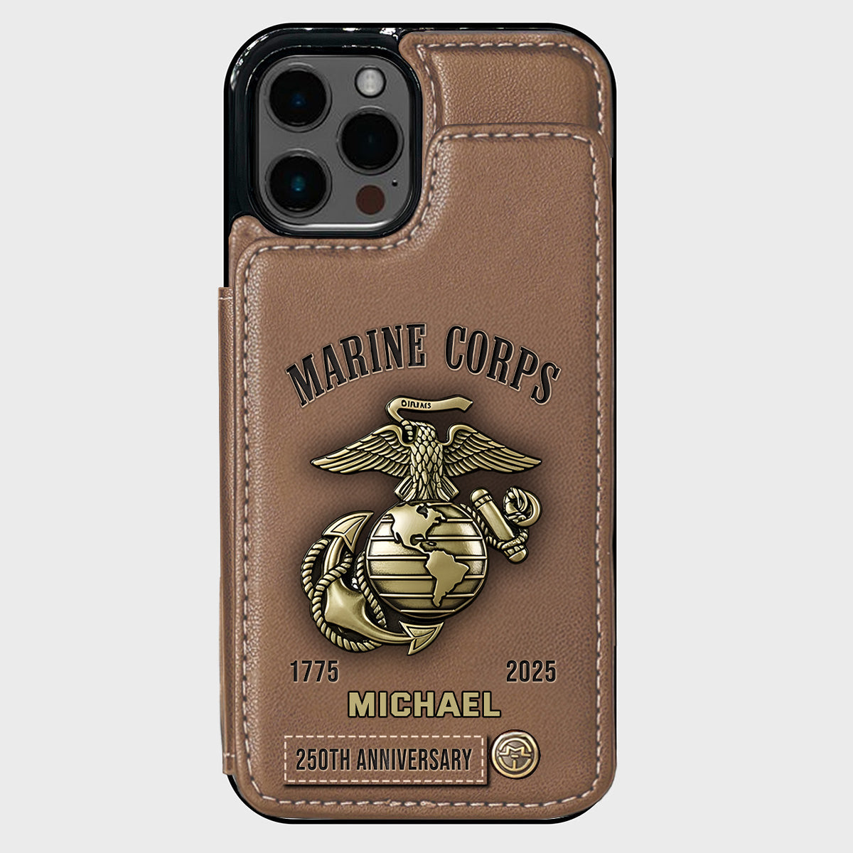 Proud Veteran - Personalized Veteran Wallet Phone Case