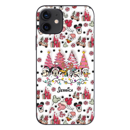 Christmas Is Coming To Mousetown - Personalized Mouse Clear Phone Case