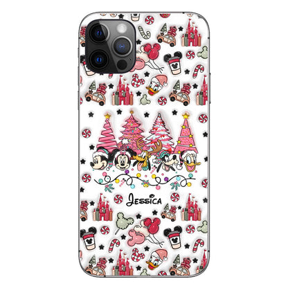Christmas Is Coming To Mousetown - Personalized Mouse Clear Phone Case