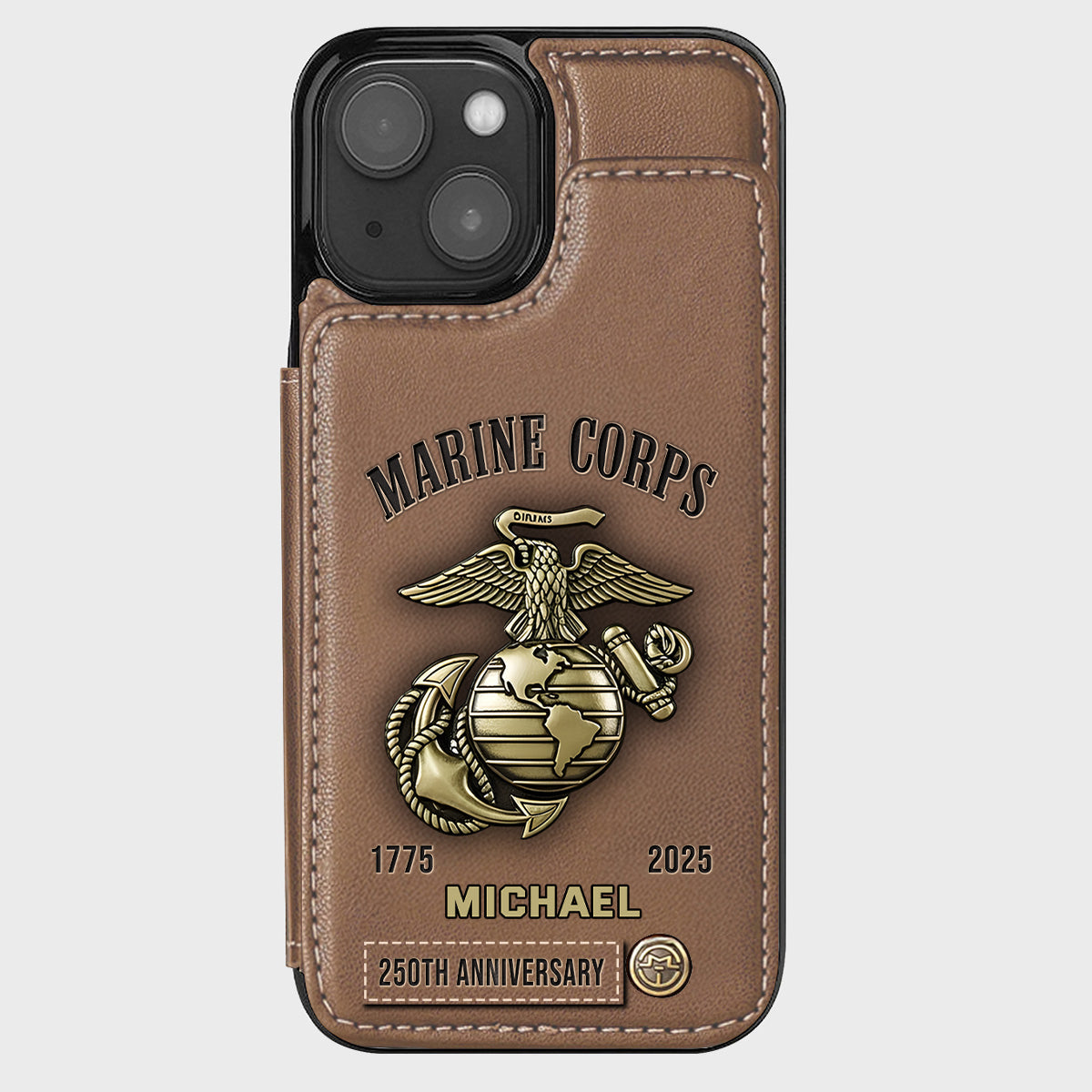 Proud Veteran - Personalized Veteran Wallet Phone Case