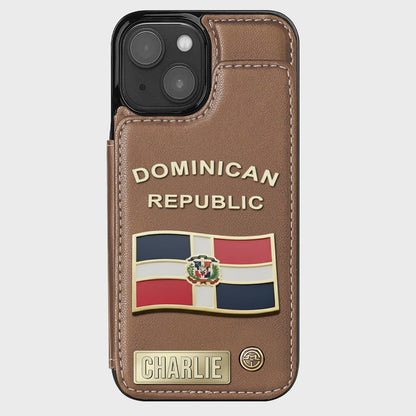 Proud Dominican - Personalized Expats Wallet Phone Case