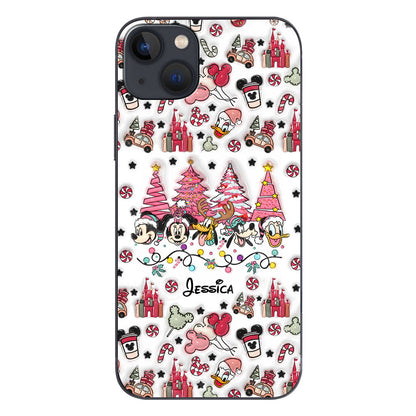 Christmas Is Coming To Mousetown - Personalized Mouse Clear Phone Case