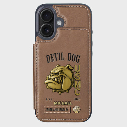250th Anniversary - Personalized Veteran Wallet Phone Case