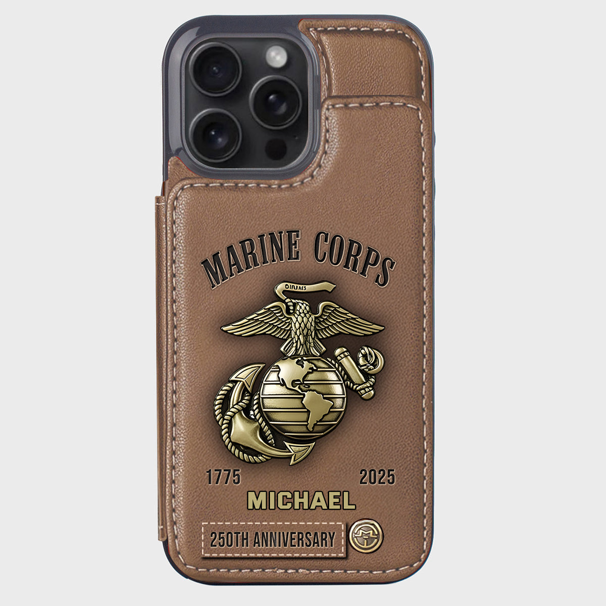 250th Anniversary - Personalized Veteran Wallet Phone Case