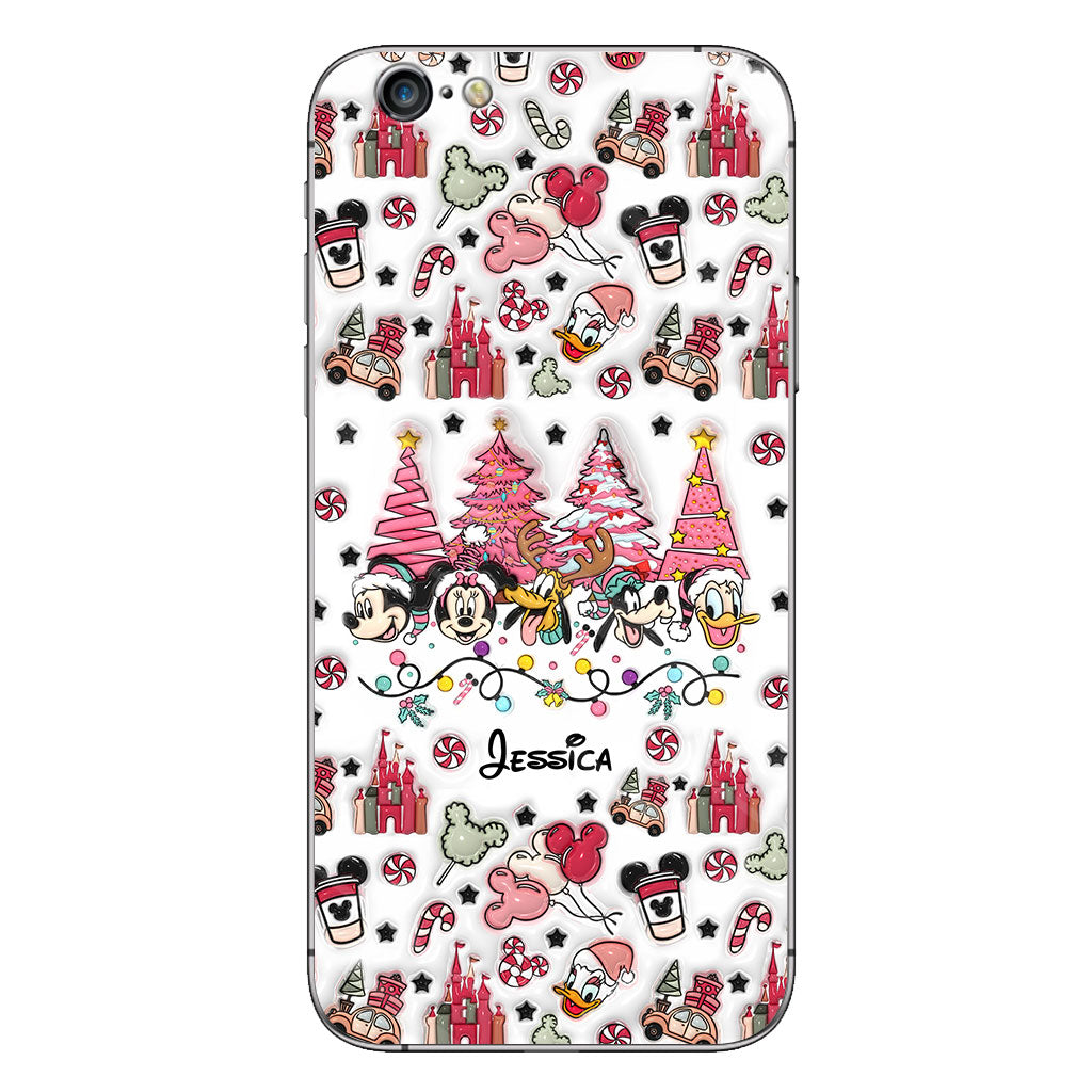 Christmas Is Coming To Mousetown - Personalized Mouse Clear Phone Case
