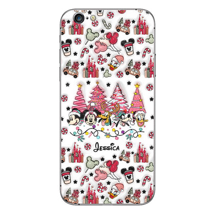 Christmas Is Coming To Mousetown - Personalized Mouse Clear Phone Case