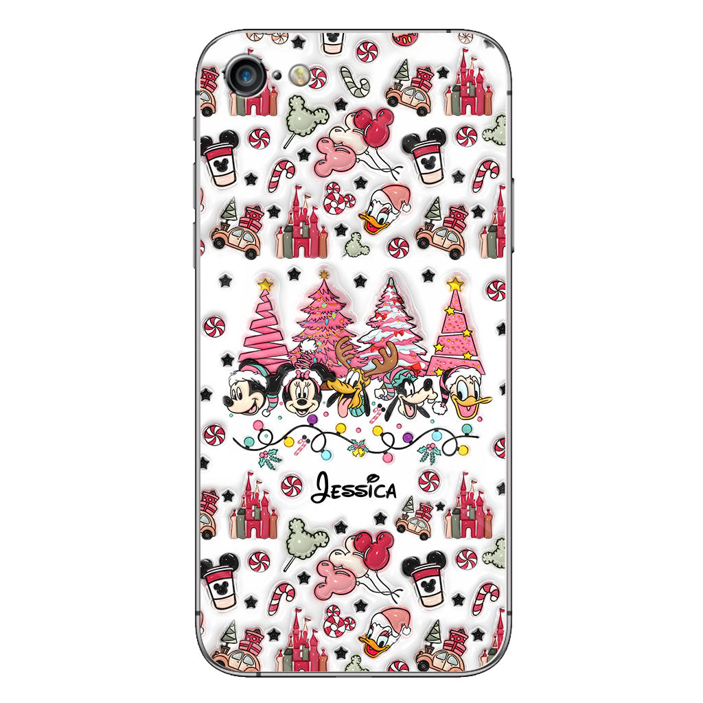 Christmas Is Coming To Mousetown - Personalized Mouse Clear Phone Case
