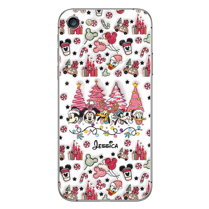 Christmas Is Coming To Mousetown - Personalized Mouse Clear Phone Case