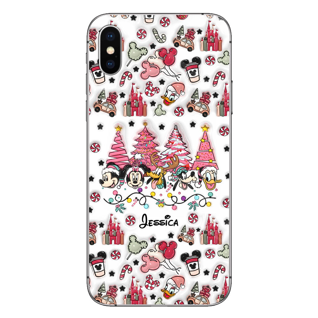 Christmas Is Coming To Mousetown - Personalized Mouse Clear Phone Case