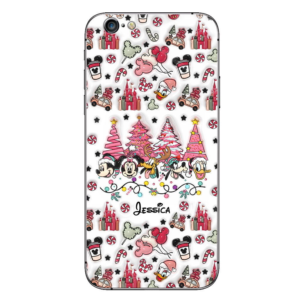 Christmas Is Coming To Mousetown - Personalized Mouse Clear Phone Case