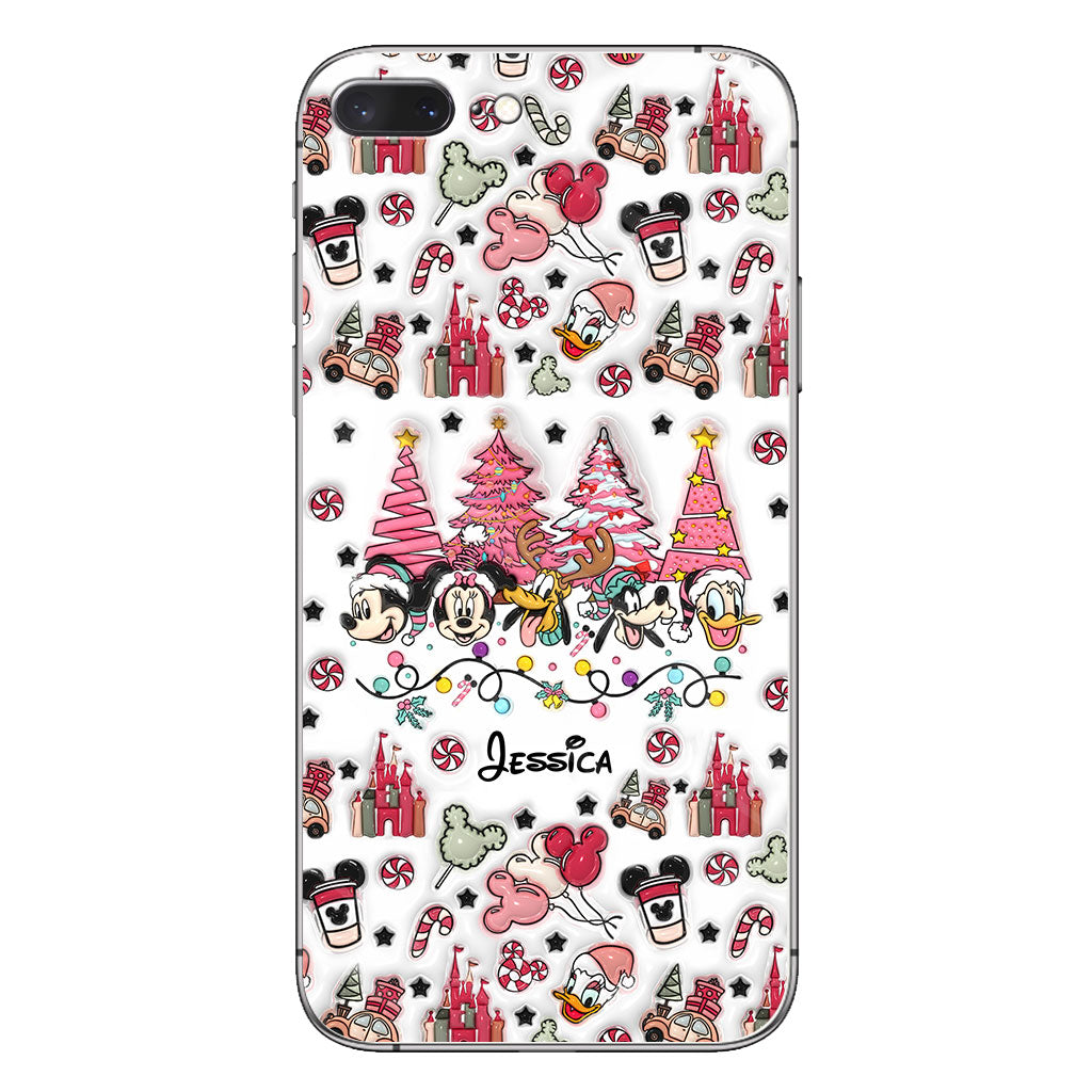 Christmas Is Coming To Mousetown - Personalized Mouse Clear Phone Case