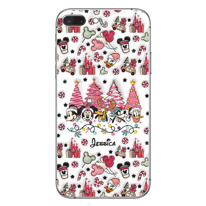 Christmas Is Coming To Mousetown - Personalized Mouse Clear Phone Case