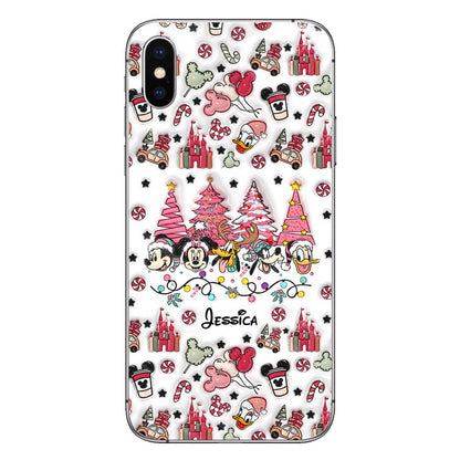 Christmas Is Coming To Mousetown - Personalized Mouse Clear Phone Case