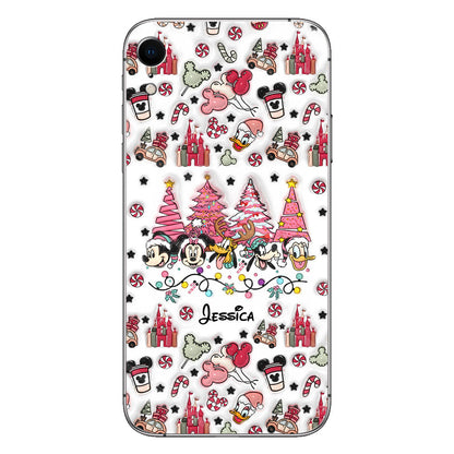 Christmas Is Coming To Mousetown - Personalized Mouse Clear Phone Case