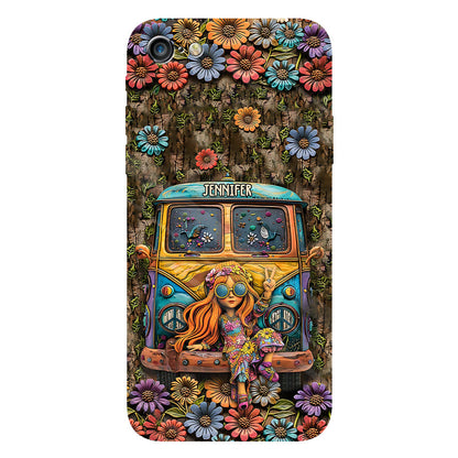 Cute Caravan - Personalized Hippie Full Print Phone Case