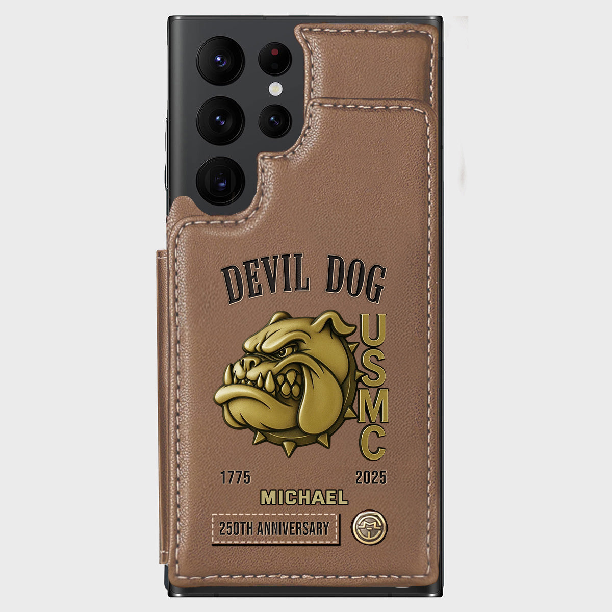 250th Anniversary - Personalized Veteran Wallet Phone Case