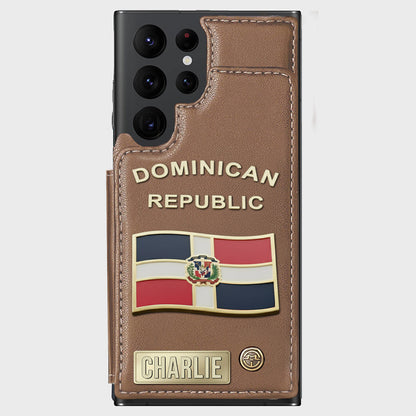 Proud Dominican - Personalized Expats Wallet Phone Case