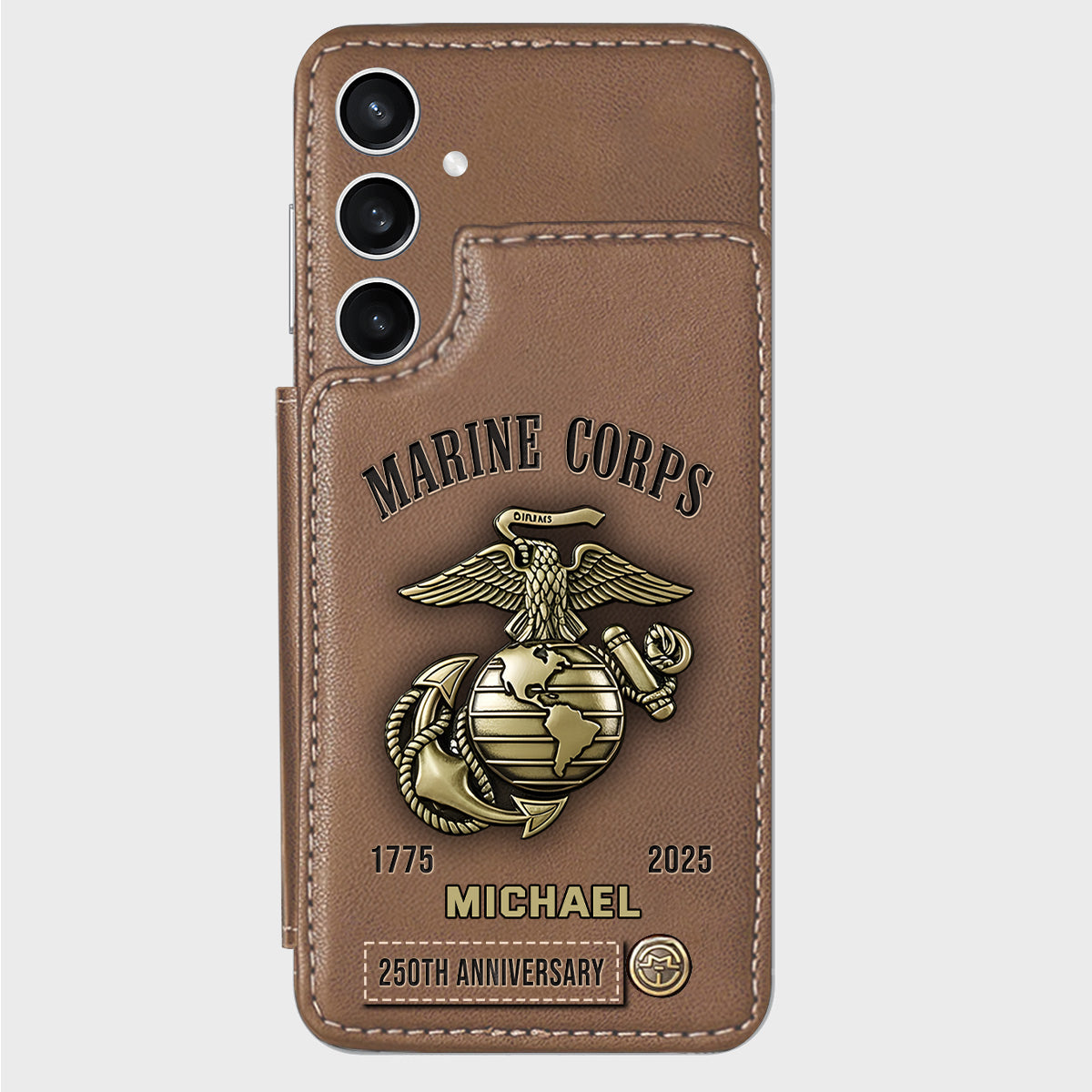250th Anniversary - Personalized Veteran Wallet Phone Case